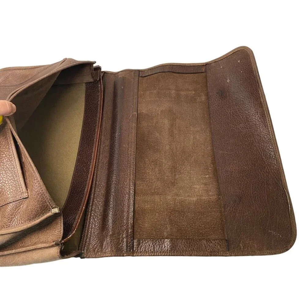 Vintage distressed brown
